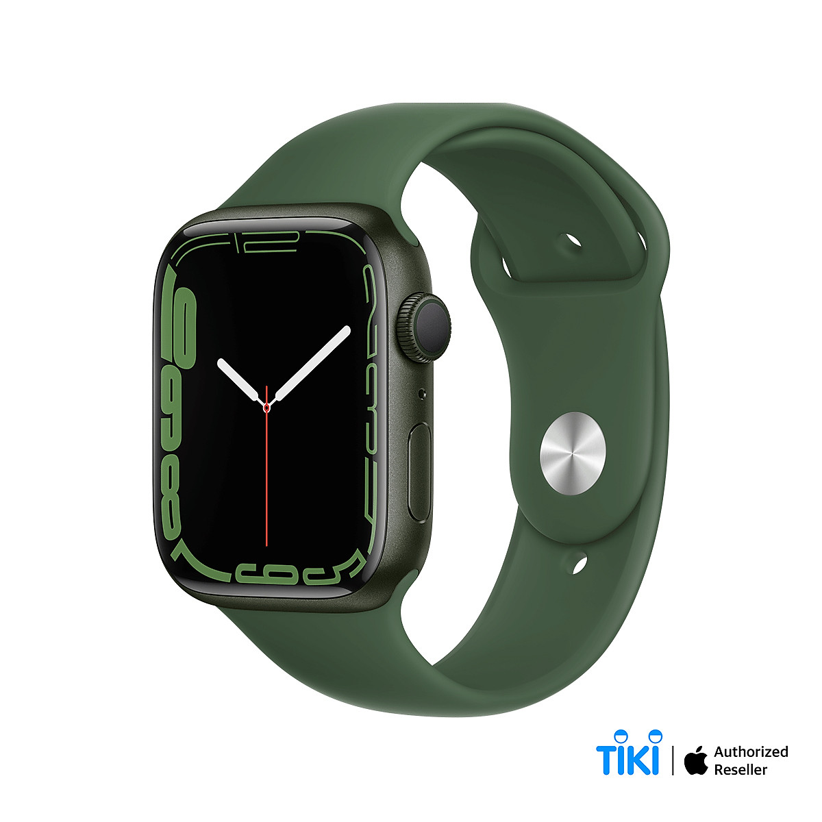 Apple Watch Series 7 GPS Sport Band (Viền Nhôm, Dây Cao Su) - Green - 45mm - MKN73