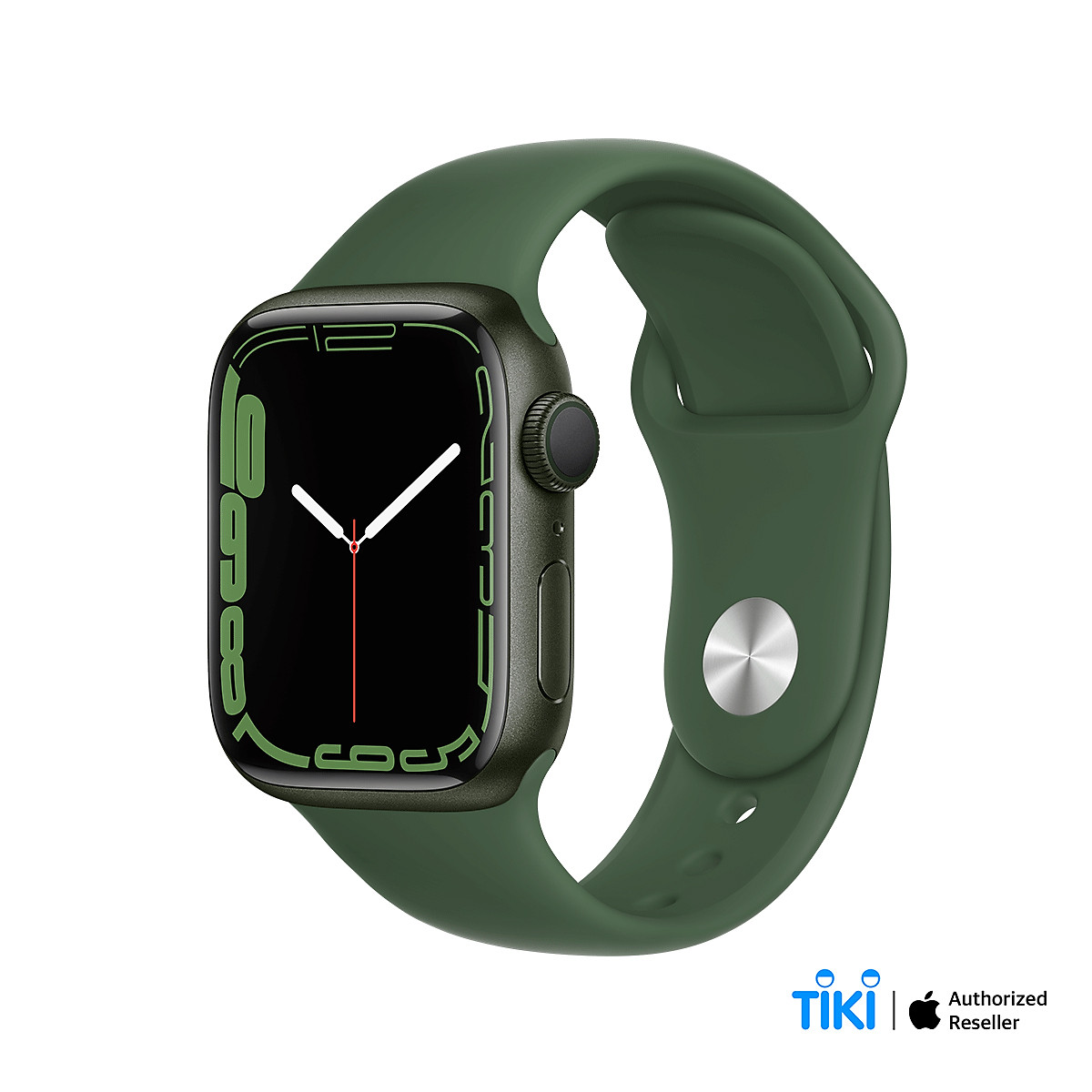 Apple Watch Series 7 GPS Sport Band (Viền Nhôm, Dây Cao Su) - Green - 41mm - MKN03