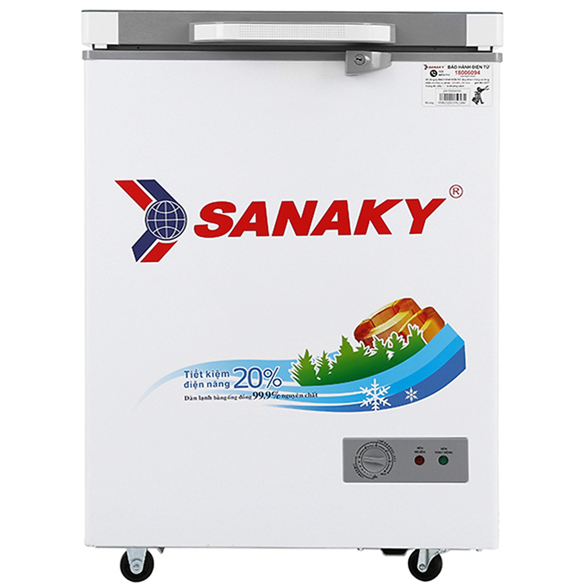 Tủ đông Sanaky 100 lít VH-1599HYK - Chỉ giao HCM