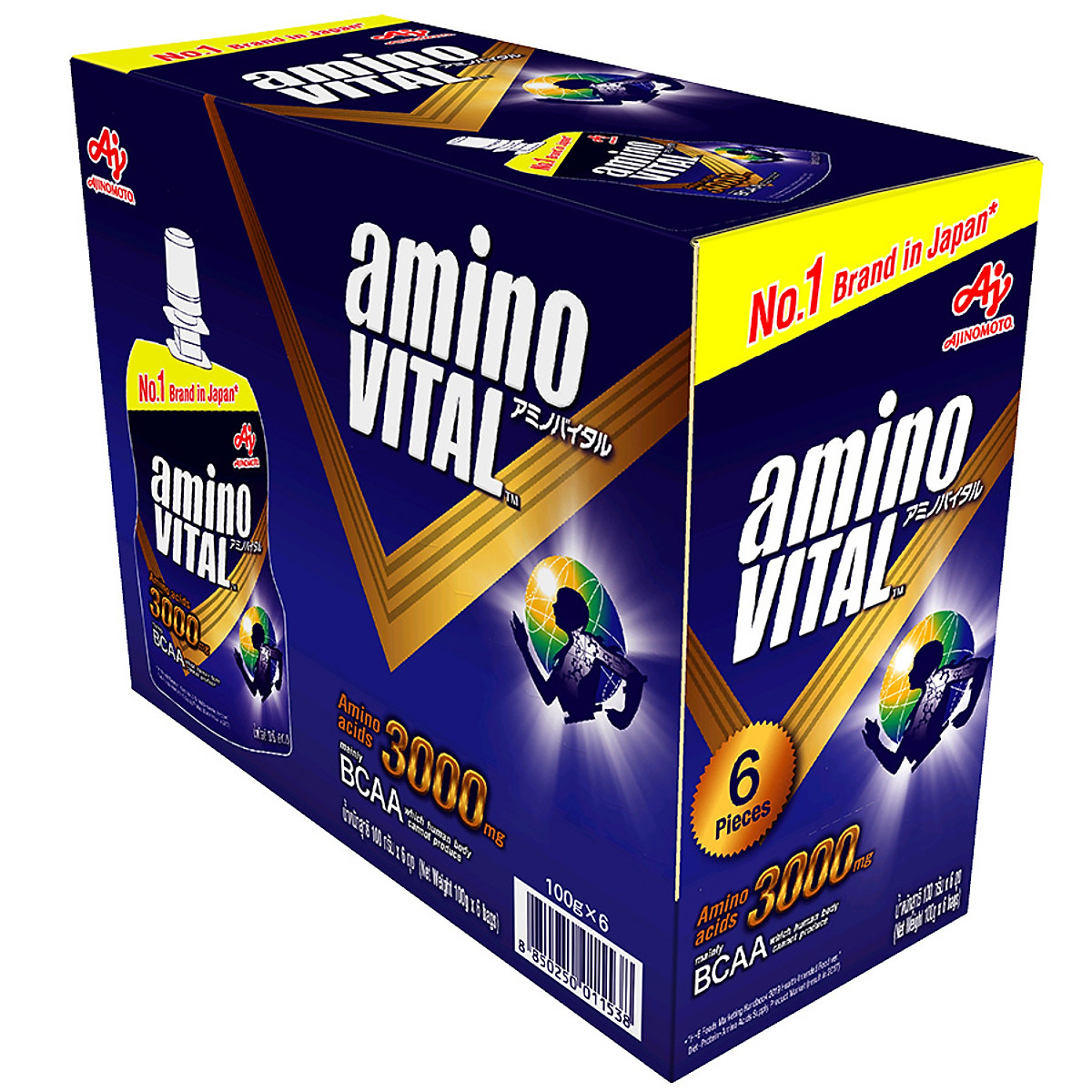 Hôp 6 gói AminoVITAL AJI-NO-MOTO 100g/ Gói