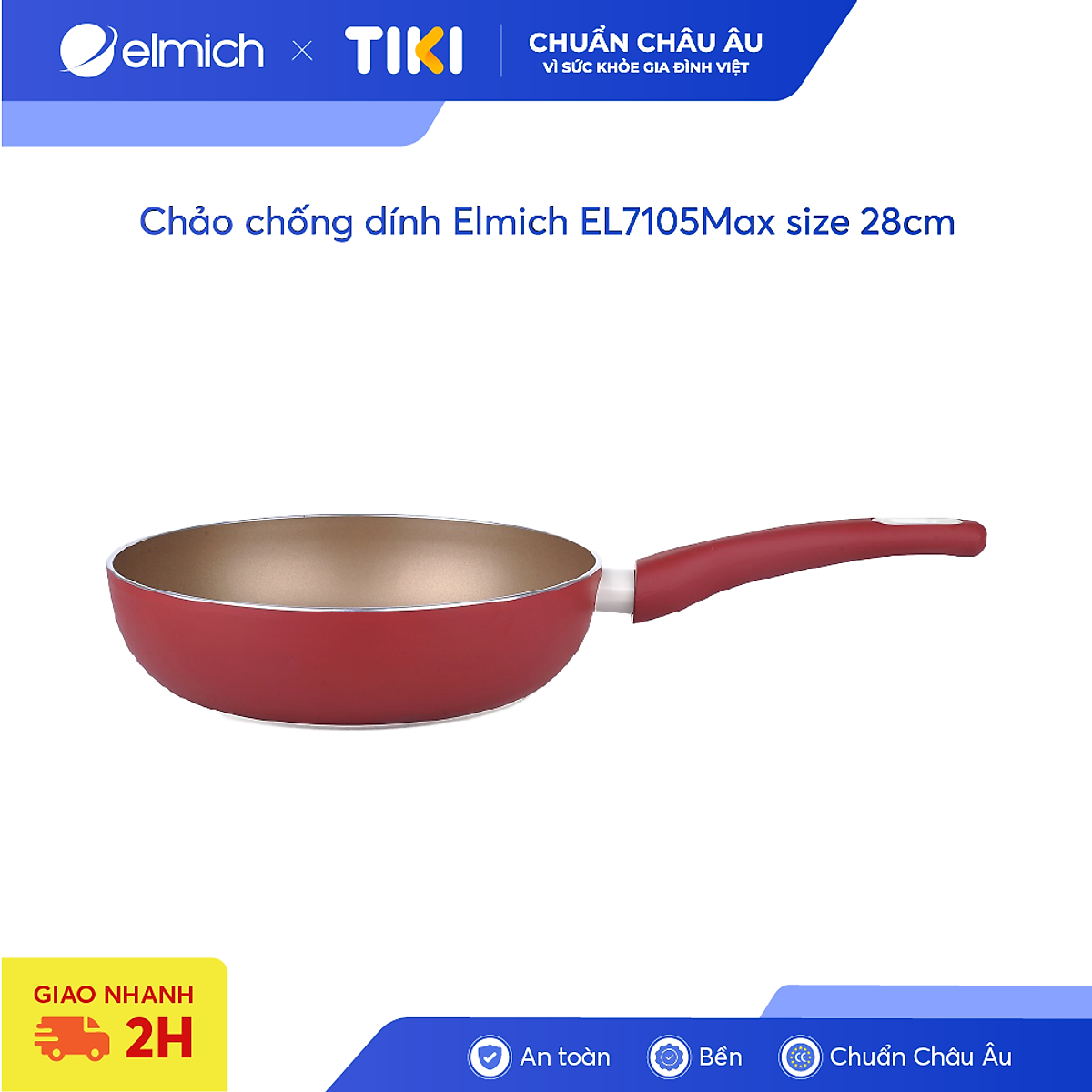 Chảo chống dính Elmich EL7105Max size 28cm