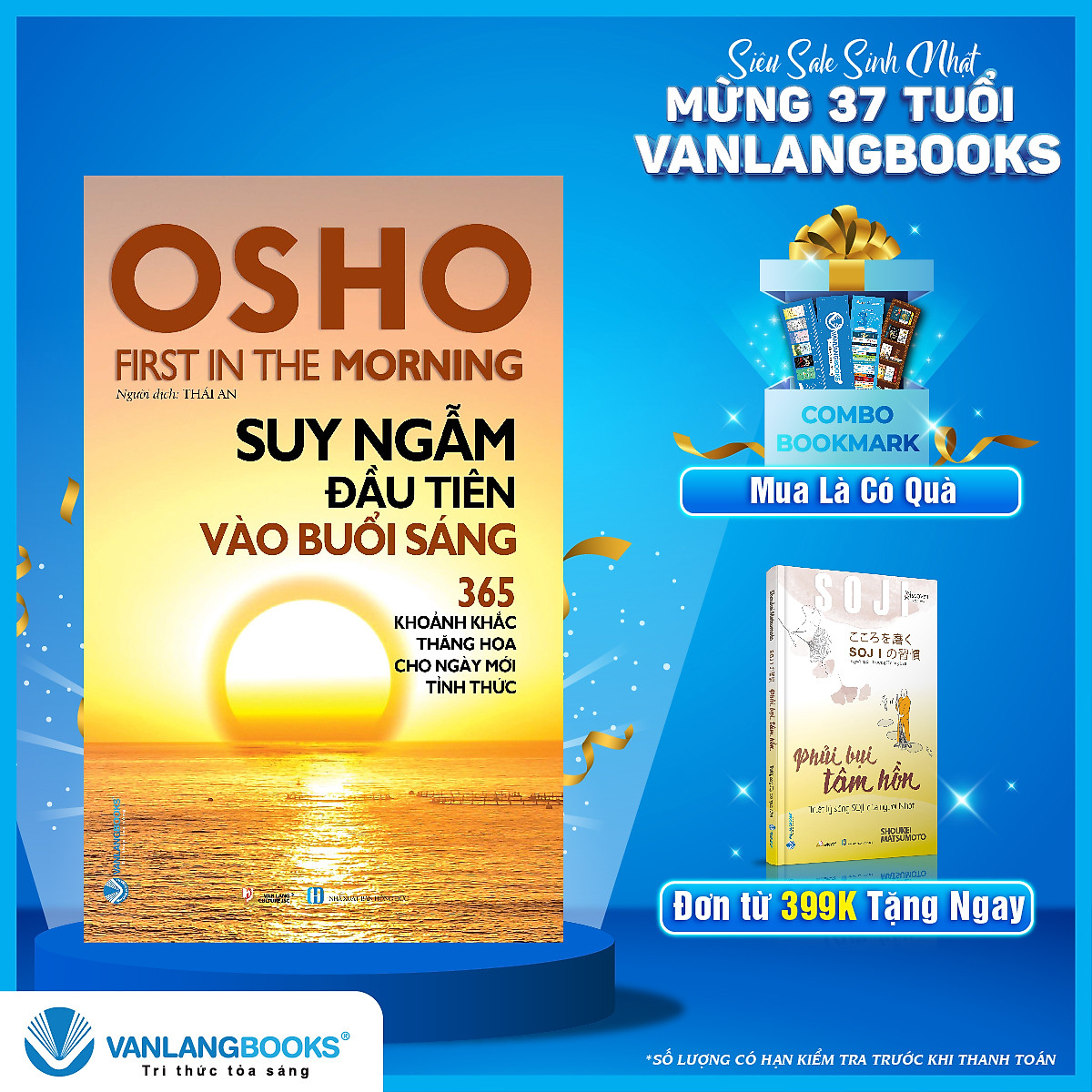 Osho - Suy Ngẫm Đầu Tiên Vào Buổi Sáng (365 Khoảnh Khắc Thăng Hoa Cho Ngày Mới Tỉnh Thức) - Tái Bản