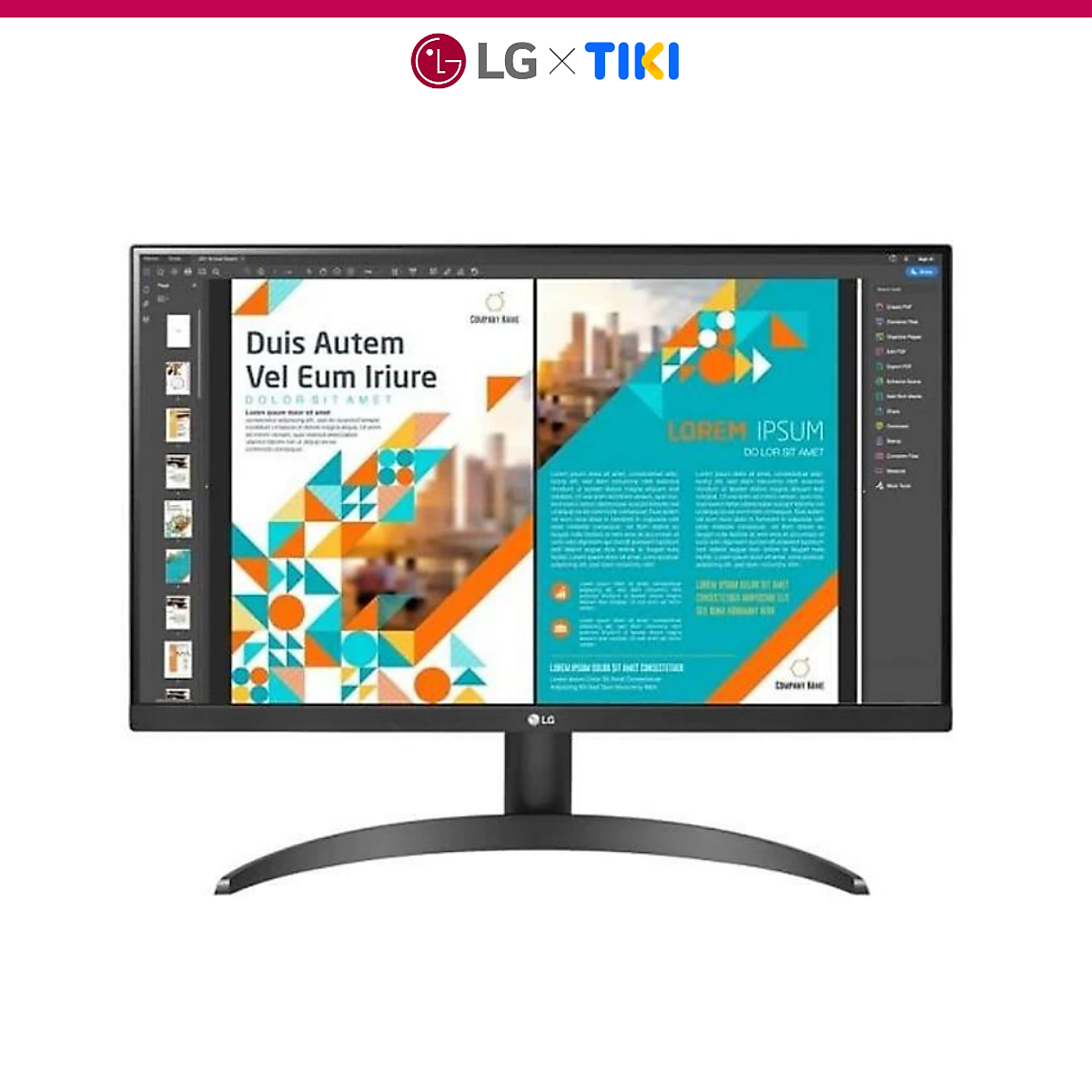 Màn hình LCD LG 24QP500-B 23.8 inch IPS 2K QHD - Hàng Chính Hãng