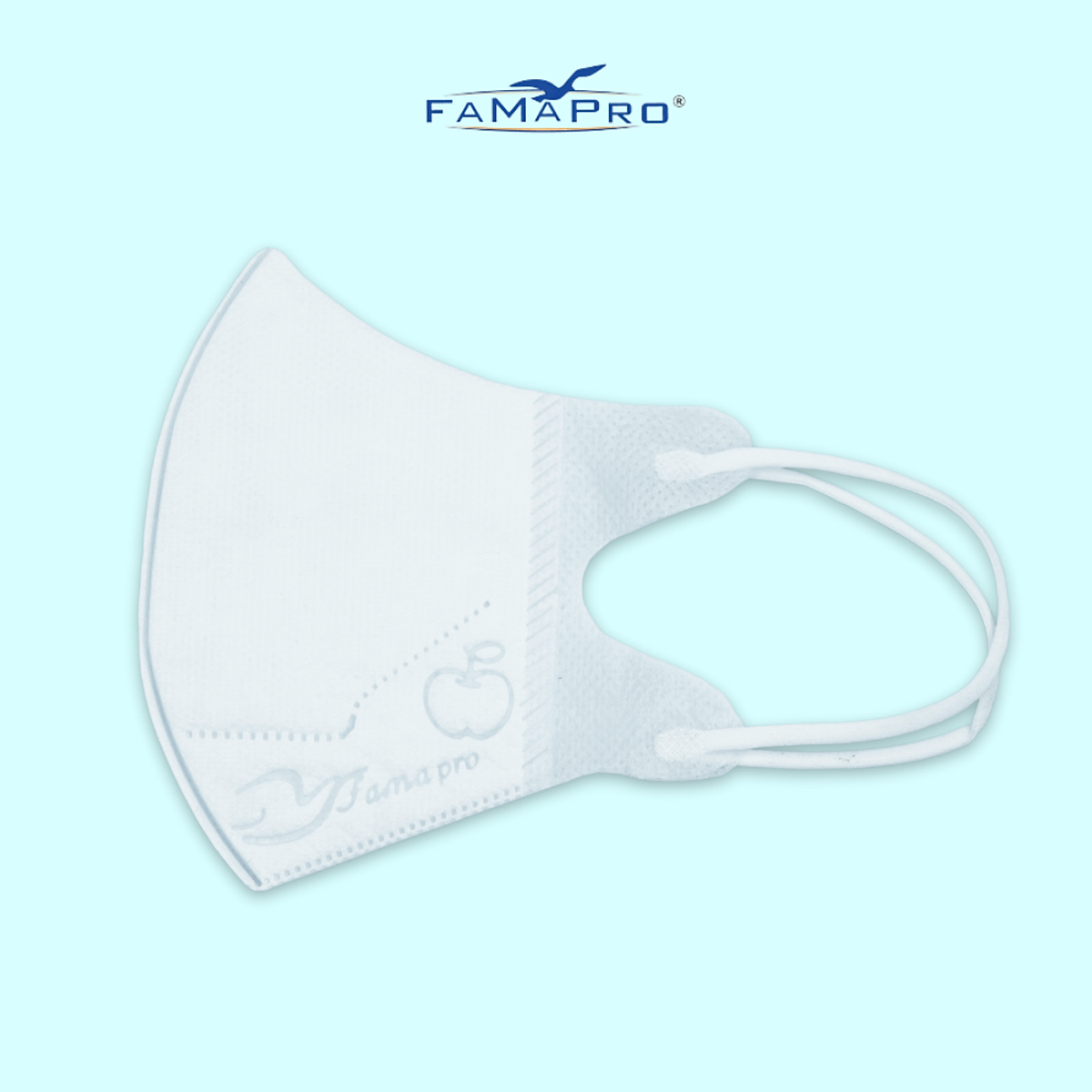 - Khẩu trang y tế trẻ em kháng khuẩn 3 lớp Famapro 5D Baby (10 cái/ hộp) - 1 HỘP