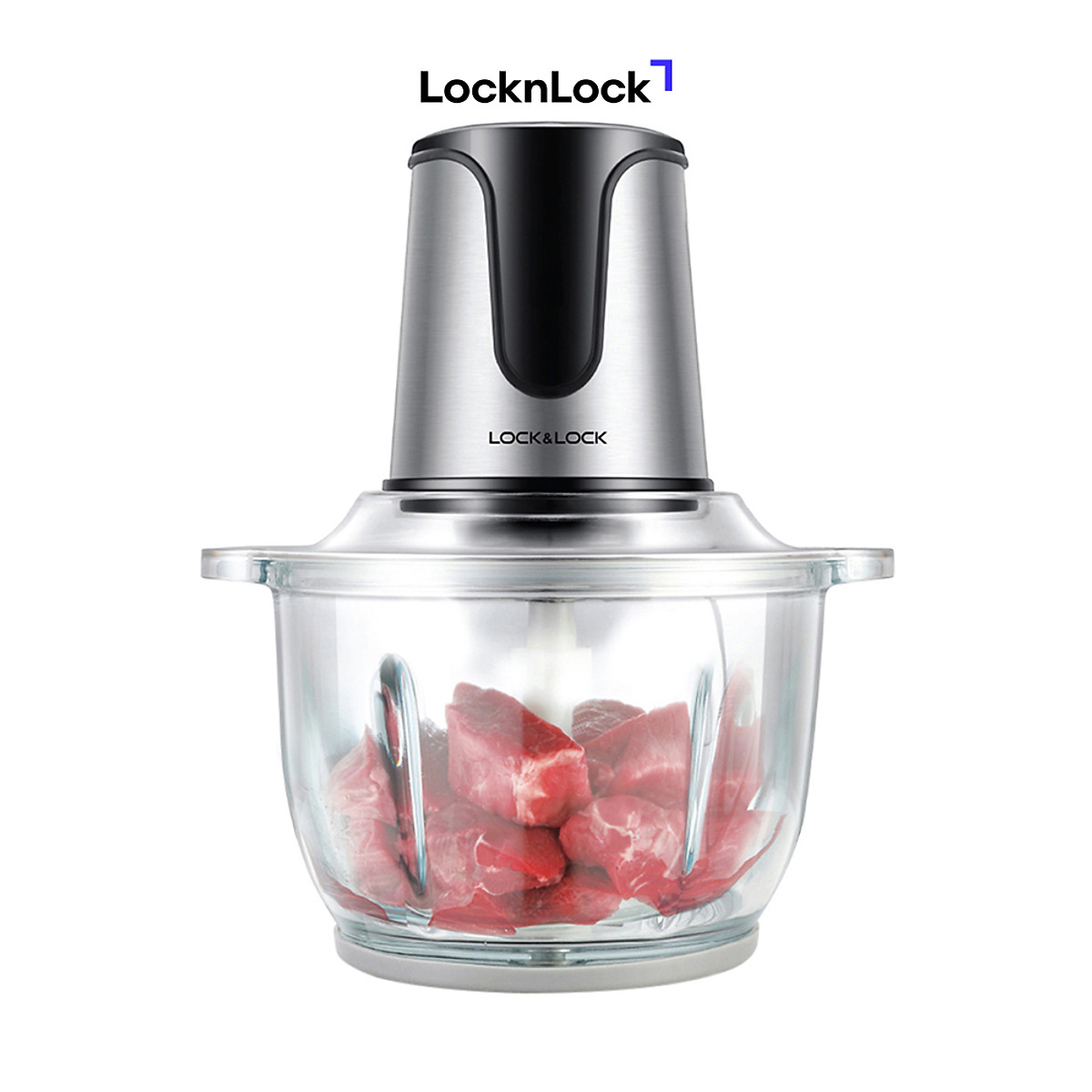 Máy Xay Thịt 2 Lưỡi Dao Kép Lock Lock EJM171 (2 Lít - 300W) - Hàng Chính Hãng