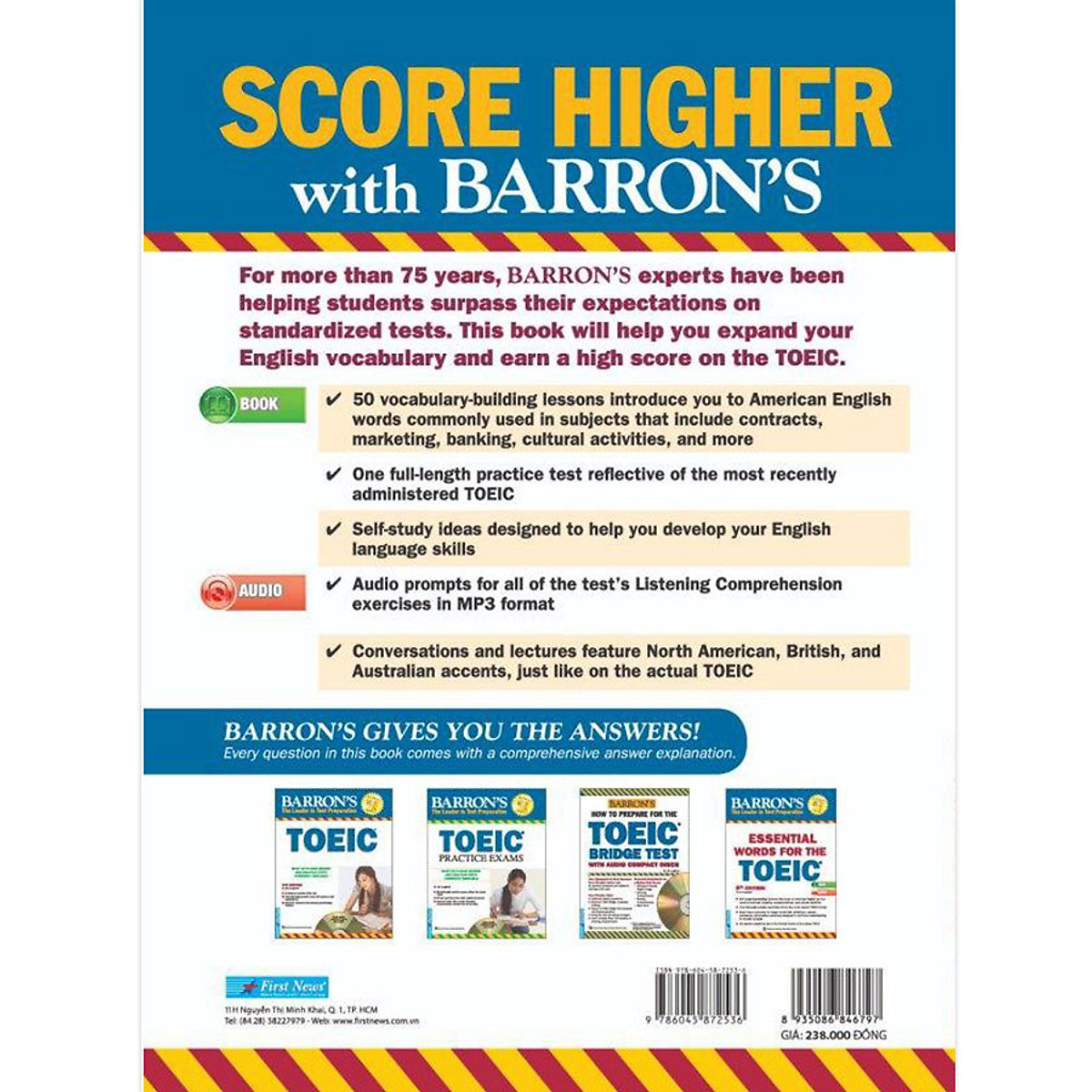 Barron's Essential Words For The Toeic (Tái Bản)