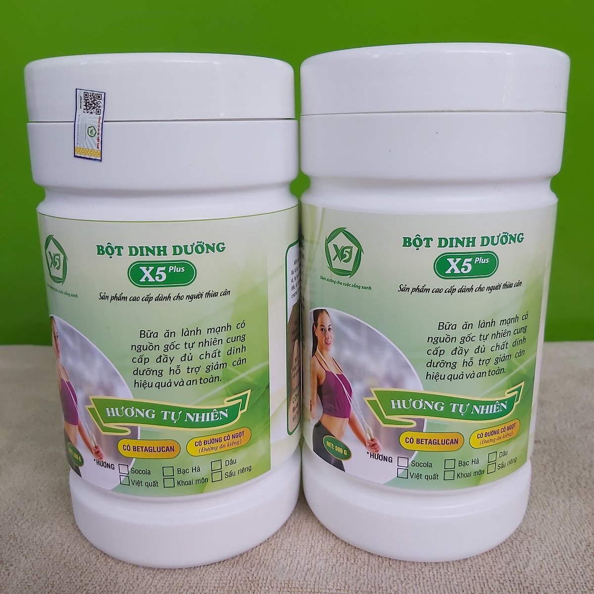 2 Hộp Bột Dinh Dưỡng Dành Cho Người Thừa Cân: Hỗ trợ Giảm Cân- An Toàn-Tăng Sức Đề Kháng-Tiêu Mỡ-Giảm Mệt Mỏi-Đẹp Da-Đẹp Dáng (Ngũ cốc Hỗ trợ giảm cân)