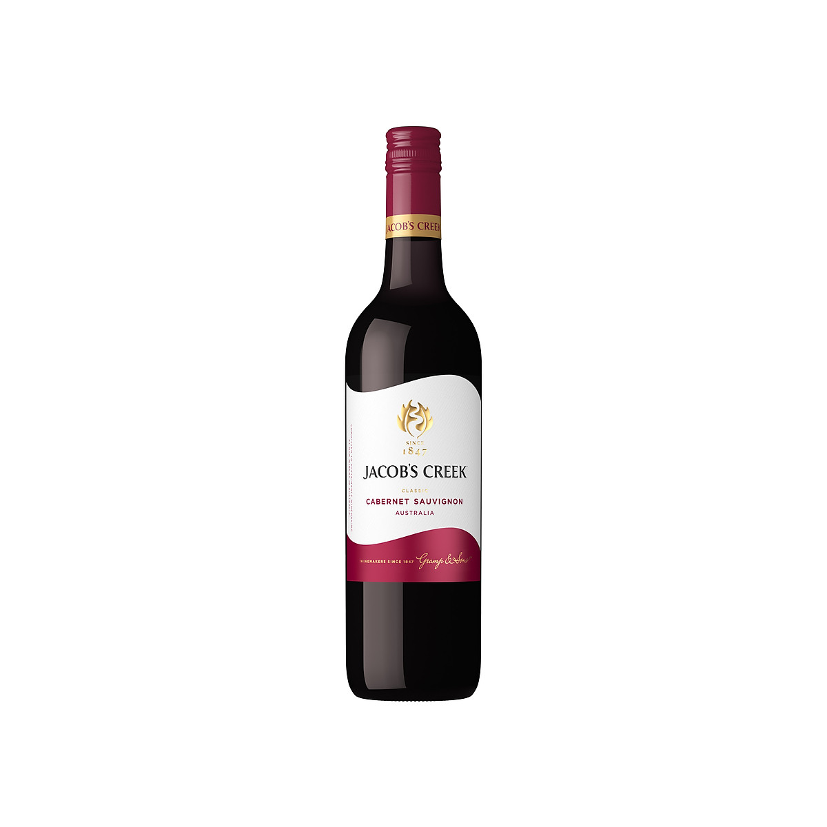 {Freeship 50K} Rượu vang đỏ Úc Jacob's Creek Classic Carbernet Sauvignon 750ml 12.8% - 14.8% - Không hộp