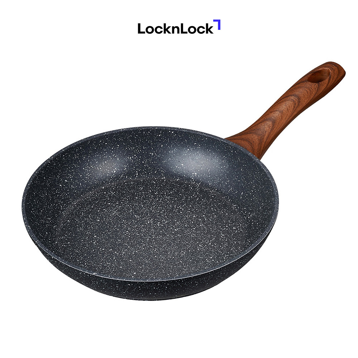 Chảo Nhôm Chống Dính Lock&Lock Baum Marble 1 Tay Cầm LBU1283C (28cm)