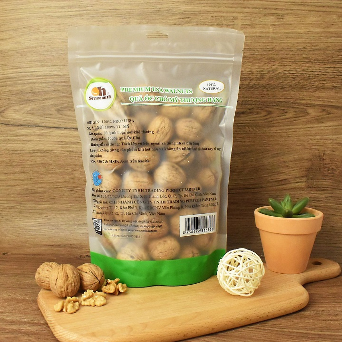 Quả Óc Chó Mỹ Hartley Túi 500g  Tiki