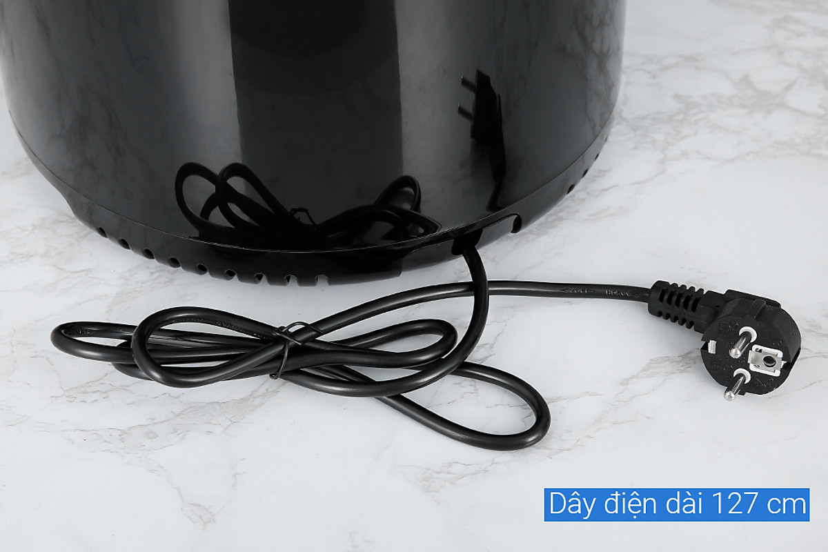 Nồi chiên không dầu vỏ kim loại Mishio MK220 5L - Hàng chính hãng