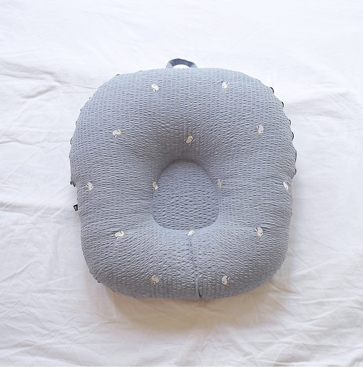 Gối chống trào ngược cho bé Rototo Bebe cao cấp nhập khẩu Hàn Quốc khắc phục tình trạng trào ngược dạ dày trẻ sơ sinh hiệu quả - Loại Ripple nhăn thoáng mát, không bám dính
