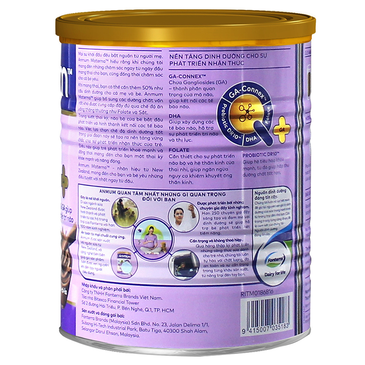 Sữa Bột Dành Cho Mẹ Bầu Anmum Materna Hương Chocolate 400g