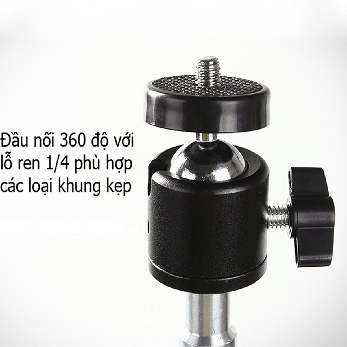 Cây Livestream Selfiecom - Hỗ trợ chụp ảnh, quay video, chơi tiktok, gắn đèn livestream - Tặng kèm remote bluetooth chụp ảnh- Hàng chính hãng