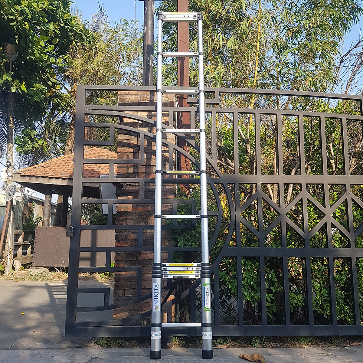 Thang Nhôm Rút Đơn Nikita NKT-R41 - Công Nghệ Nhật Bản - Tiêu Chuẩn Châu Âu - Hàng Chính Hãng