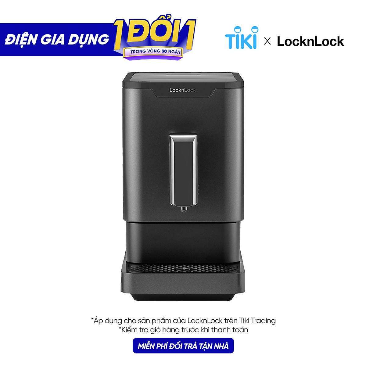 Máy pha cà phê LocknLock EJC636 (1235W) - Hàng chính hãng