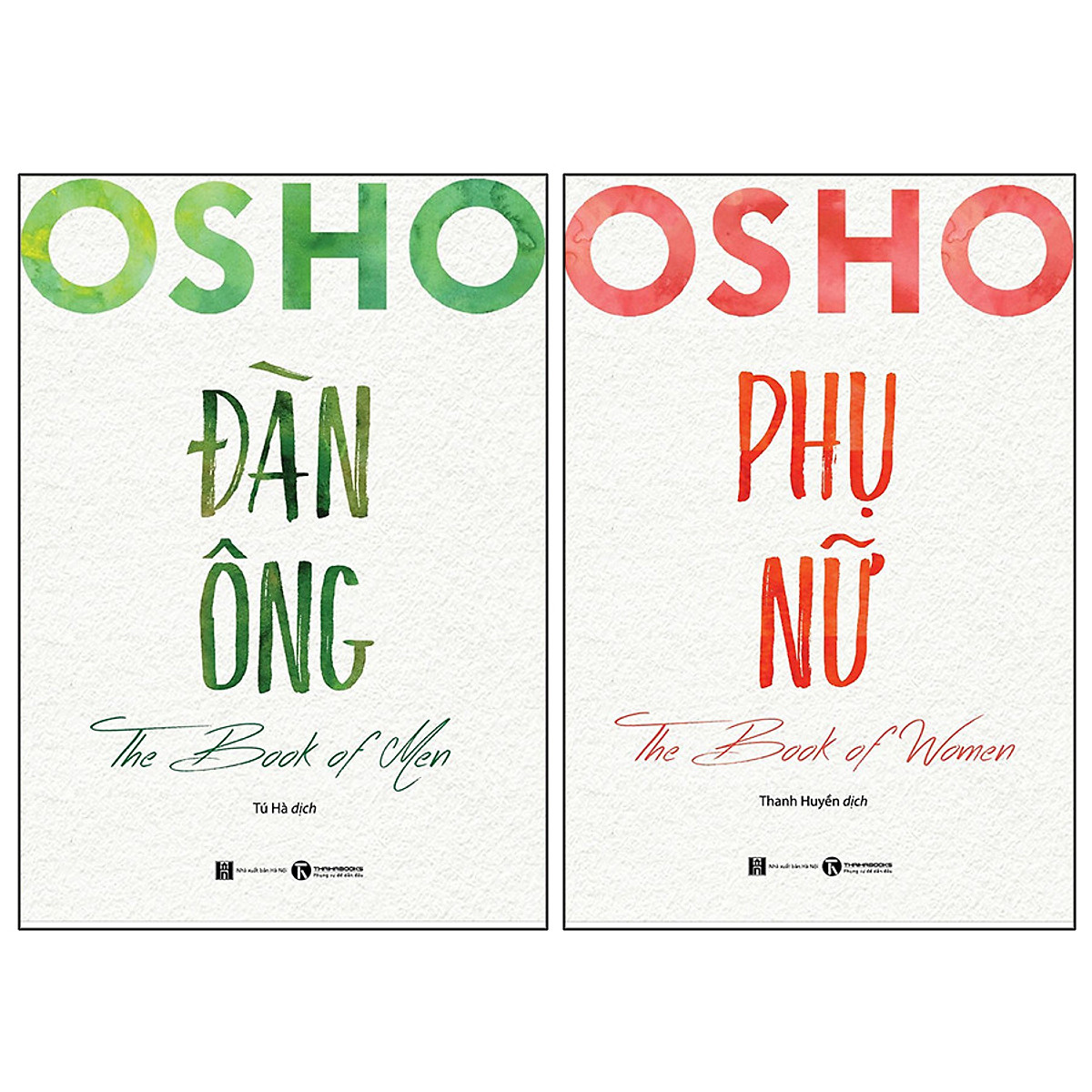 Combo 2 Cuốn: Osho Đàn Ông + Osho Phụ Nữ