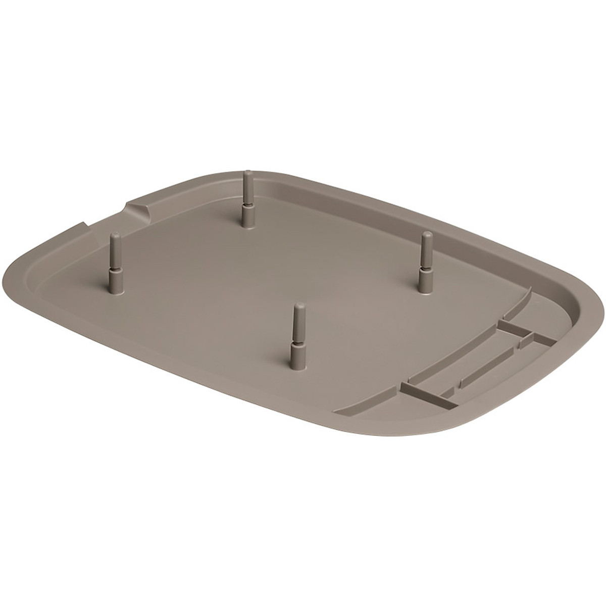Kệ Chén Đĩa Gấp Gọn Kèm Khay Hứng Nước Lock&Lock LDR140GRY (480 x 375 x 63mm)