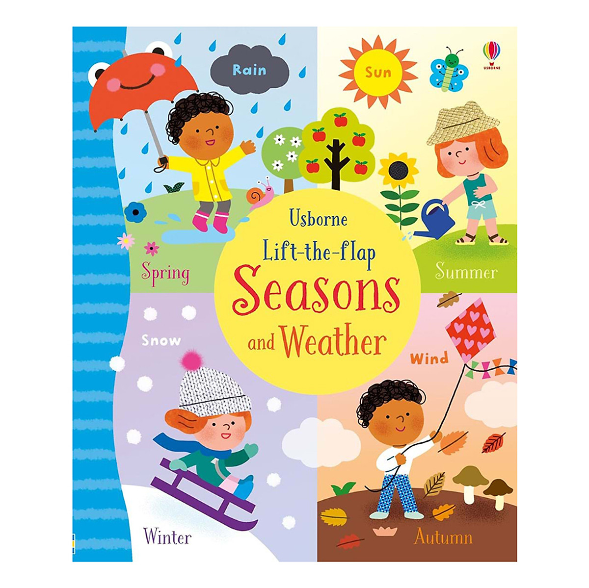 Sách tương tác tiếng Anh - Usborne Lift-The-Flap: Seasons And Weather