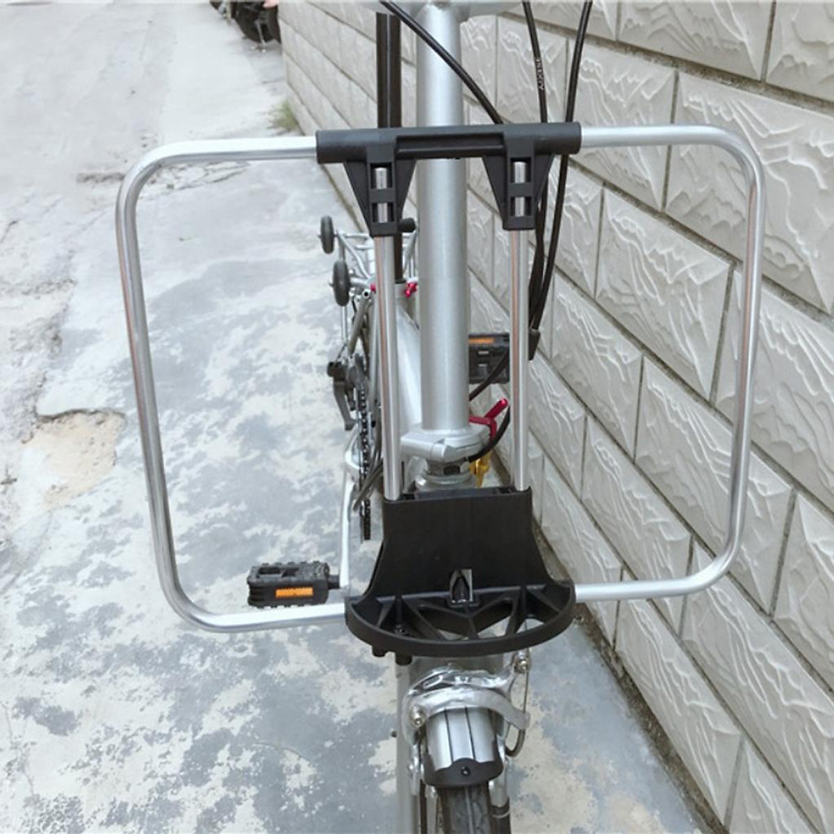 Folding Bike Front Carrier Block Bracket Pannier for Brompton Without