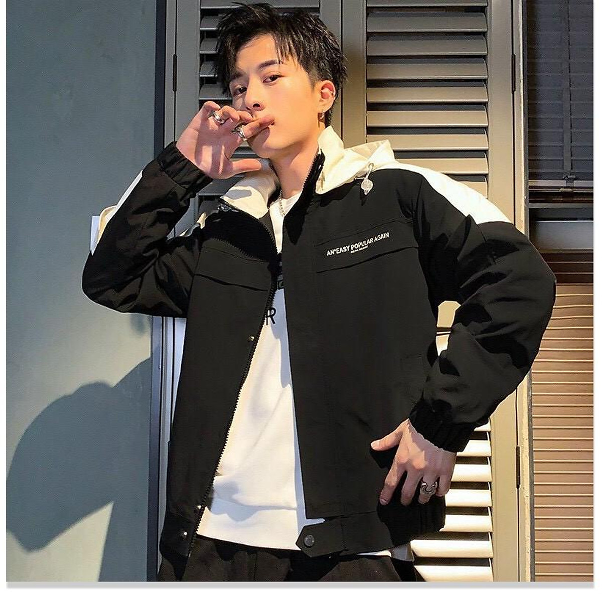 áo khoác bomber kaki 