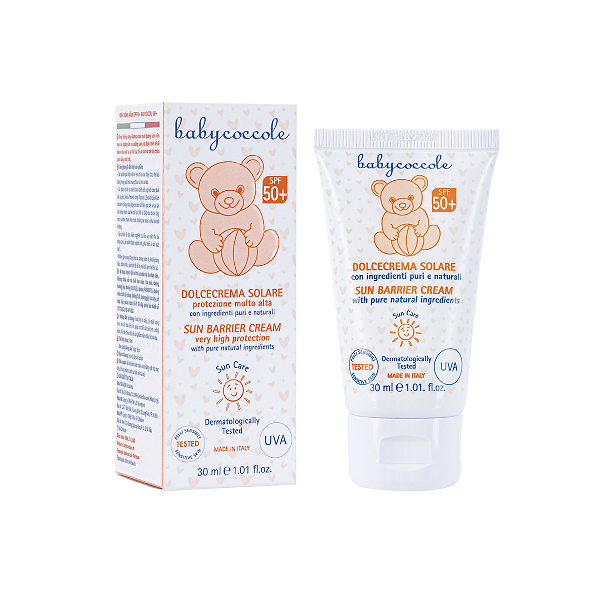 Kem chống nắng SPF50 + Babycoccole 0M+