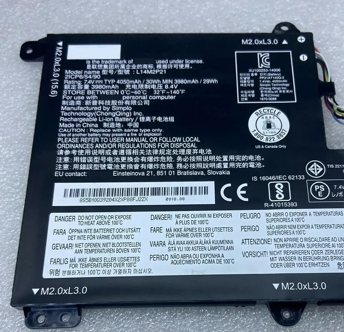 Pin dành cho (Battery for) Laptop Lenovo IdeaPad 330S 330S-15ARR 330S-15IKB  15AST Genuine L14L2P21