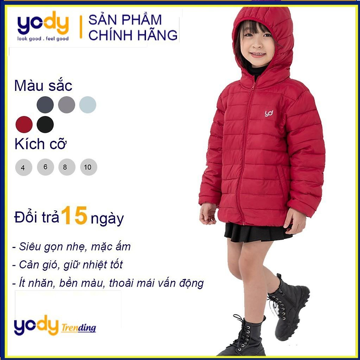 Mua Áo Phao Trẻ Em Kid Ultra Soft Yody Chính Hãng, Áo Khoác Phao Cho Bé Có  Mũ Siêu Nhẹ Cản Gió Siêu Ấm Phk3045 | Tiki