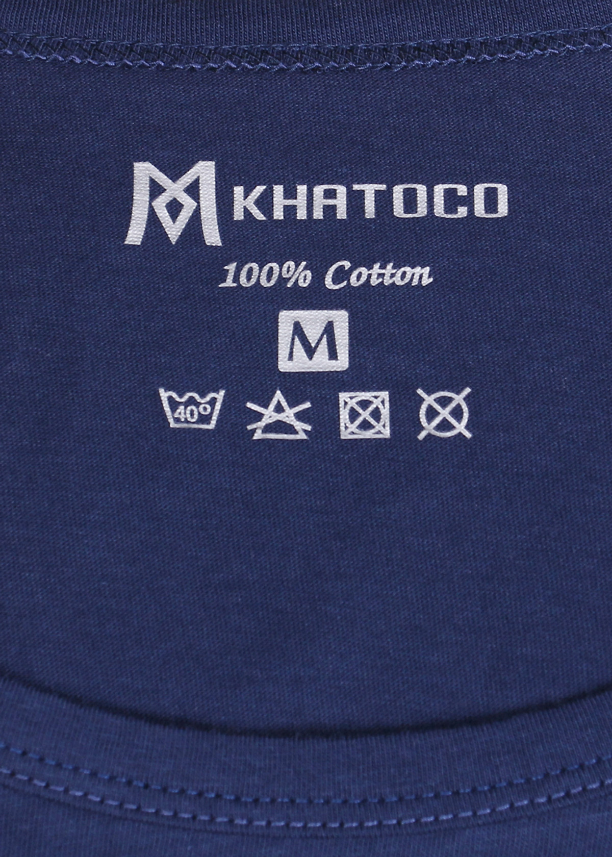 Áo Thun Ba Lỗ Nam Khatoco A4MN120R2-VNMA027-2010-N - Xanh Navy