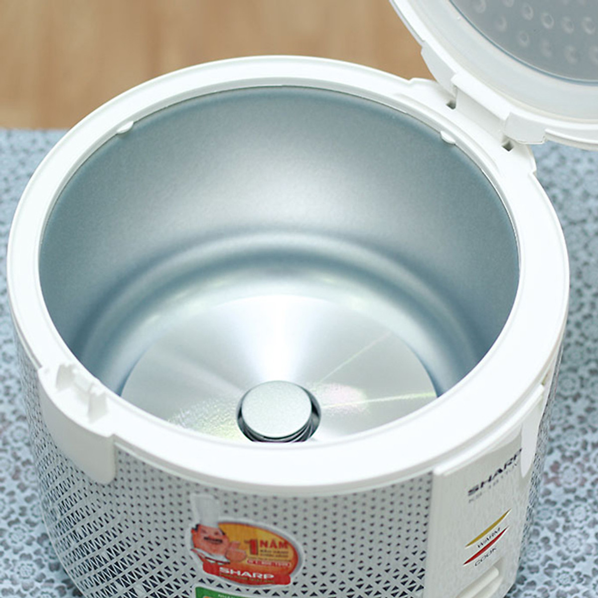 Nồi Cơm Điện Nắp Gài Sharp KS-181TJV - 1.8 L - Hàng chính hãng
