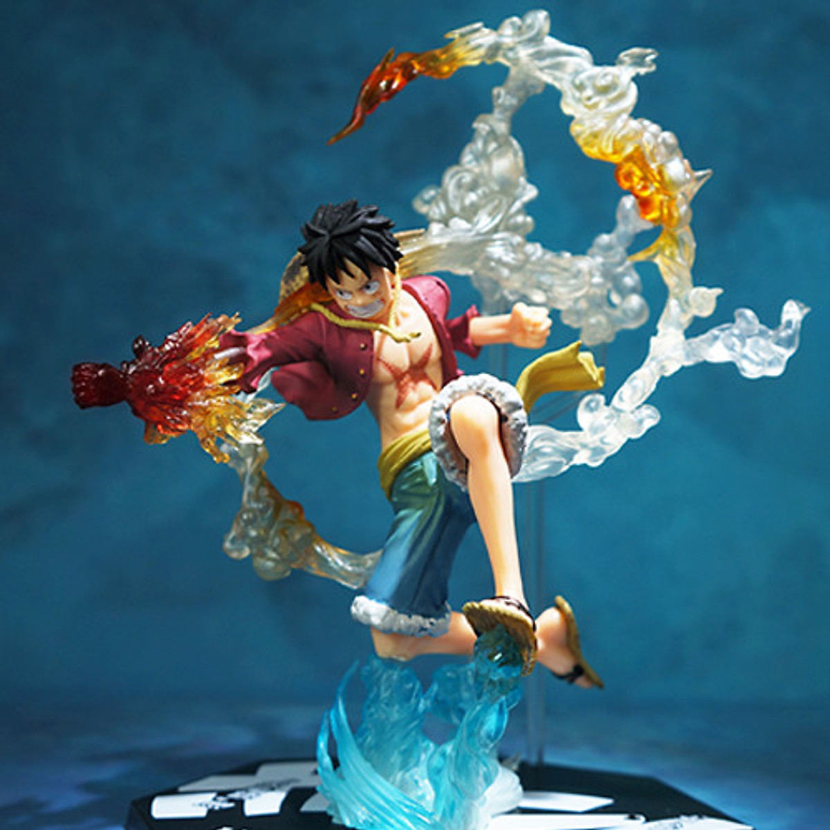 Mô Hình Luffy Gear 5 Nika Tóc Trắng Cao 21cm Có Box Đẹp