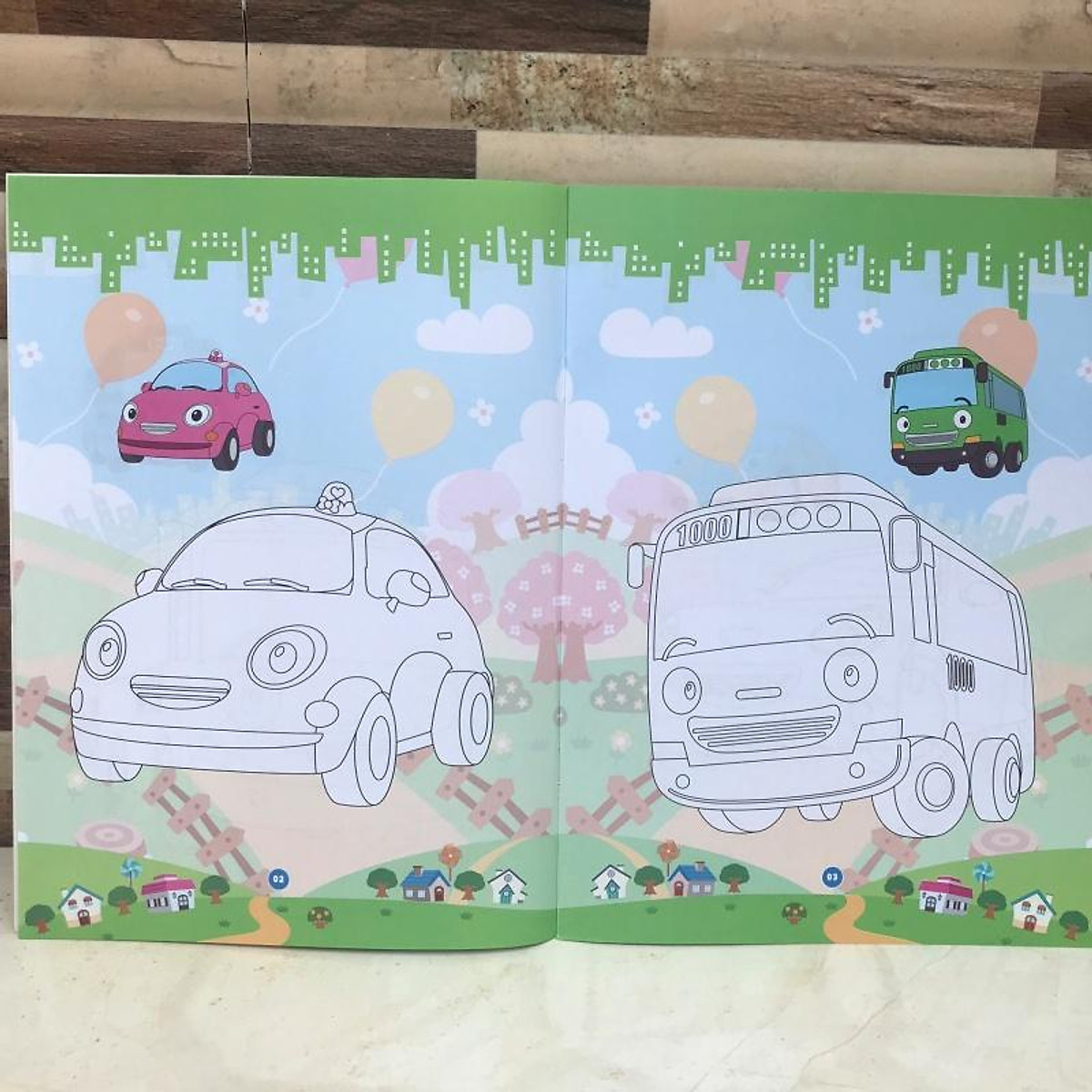 Tập / Vở Bé Tô Màu Tayo - Tập 4 Ô Ly