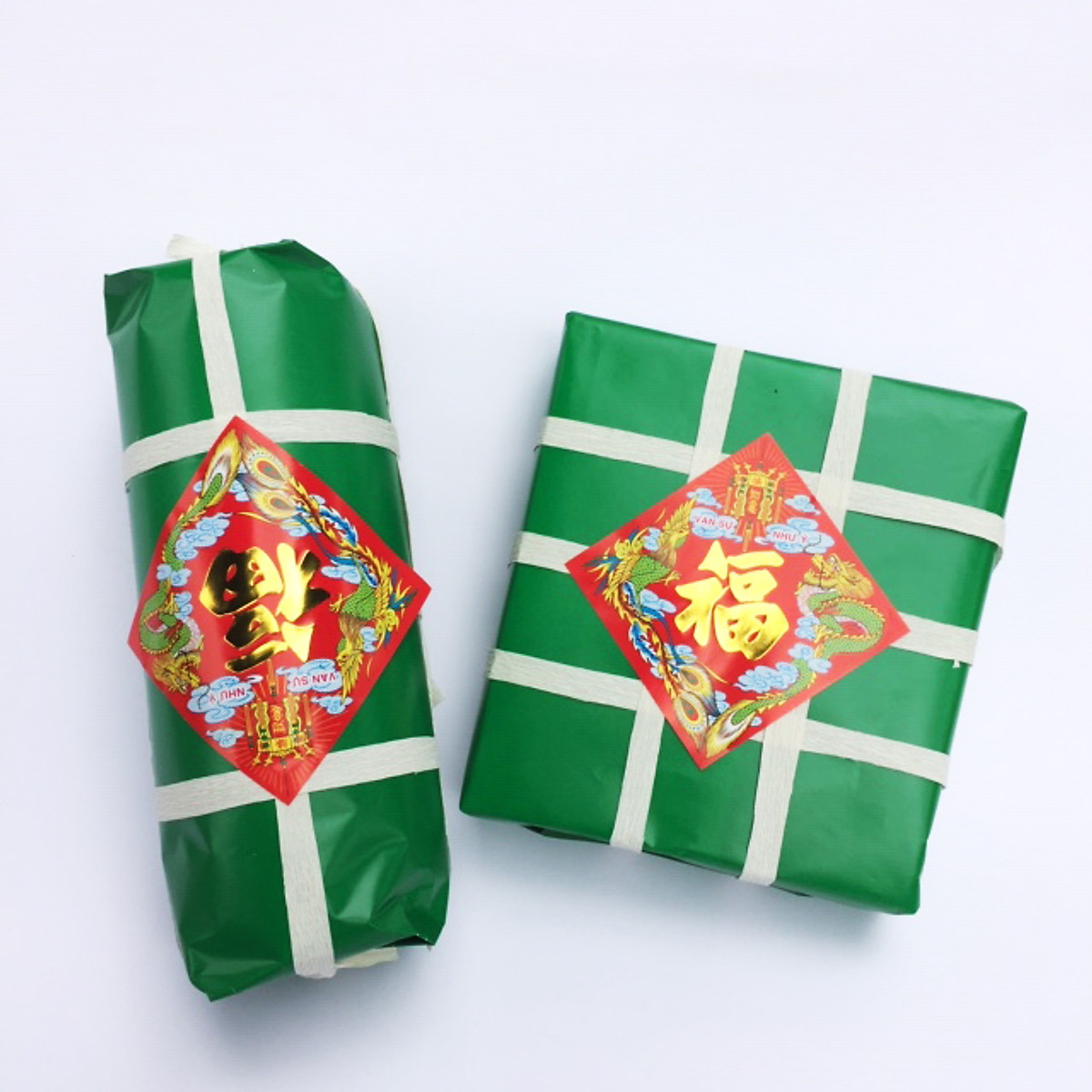 Bánh chưng giấy mô hình trang trí tết