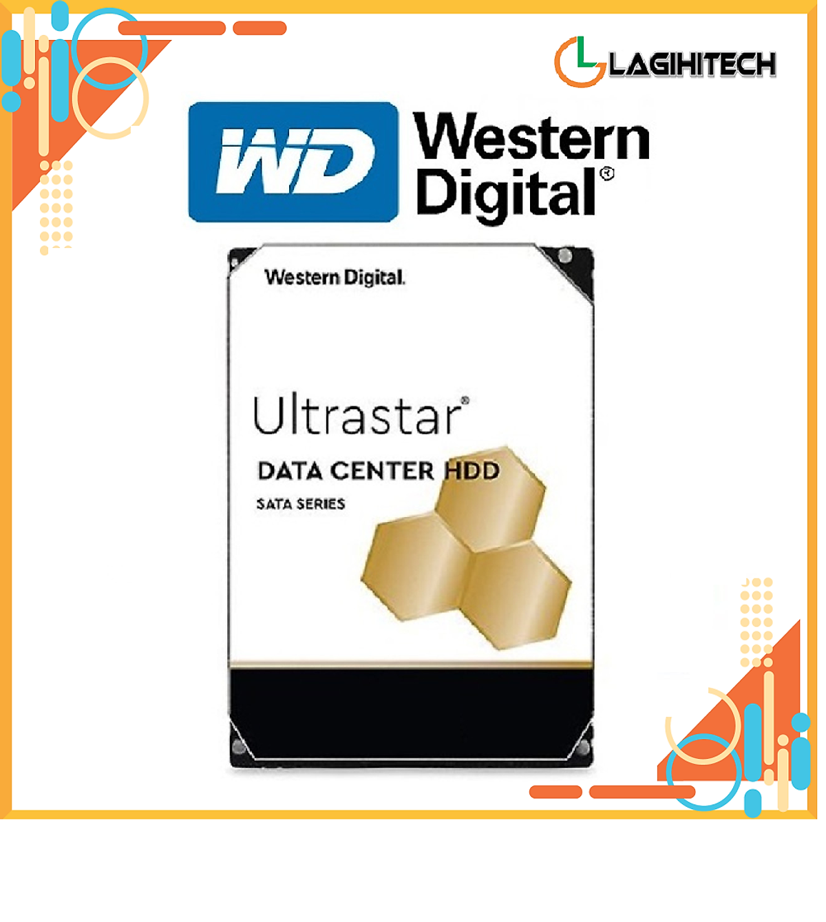 (Giá Hủy Diệt) Ổ cứng gắn trong HDD Western Digital Ultrastar 3.5 inch Sata 3 cho Serve dòng Enterprise - Hàng Nhập Khẩu