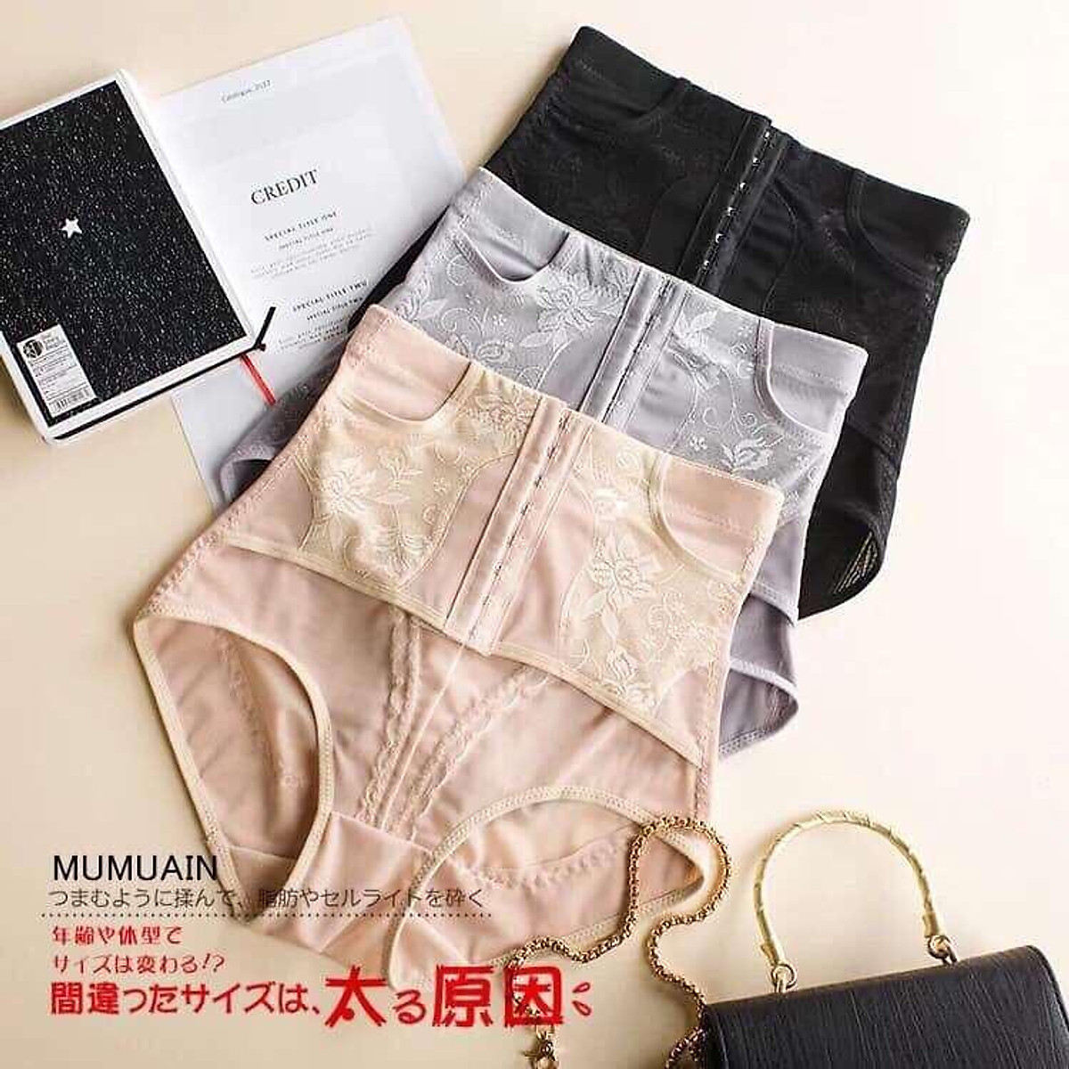 Quần gen nịt bụng khuy cài 3 nấc (chọn màu, Size)