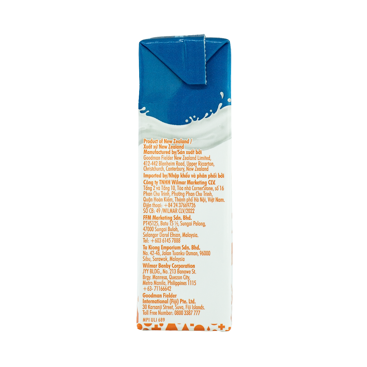 Thùng 24 Hộp Sữa Tươi Tiệt Trùng Giàu Canxi Meadow Fresh (200ml / Hộp)