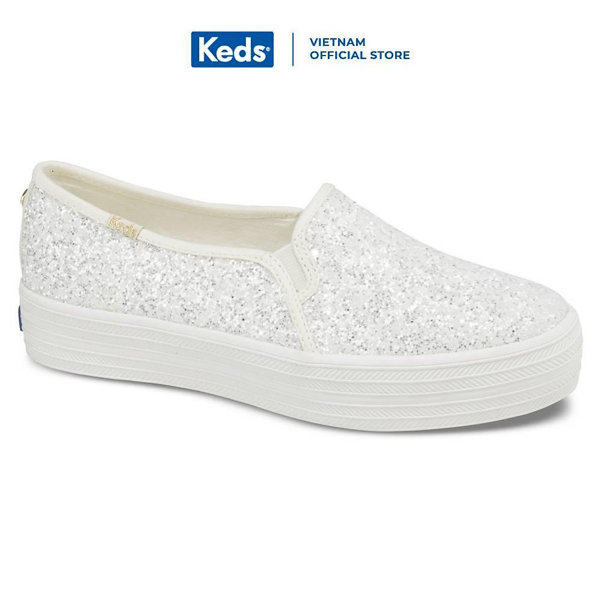 Mua Giày Keds Nữ - Triple Decker Kate Spade Cream - KD057804