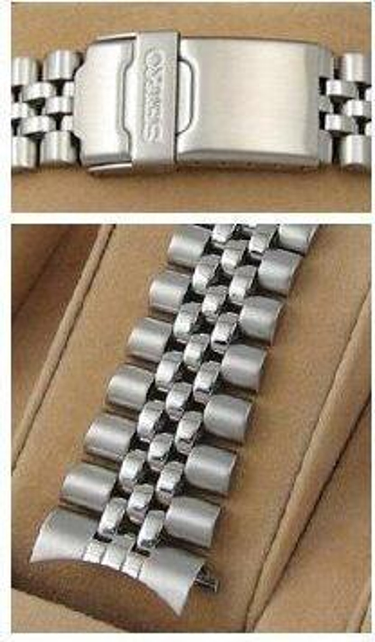 Seiko Original Stainless Steel Jubilee Watch Band 22mm and Genuine