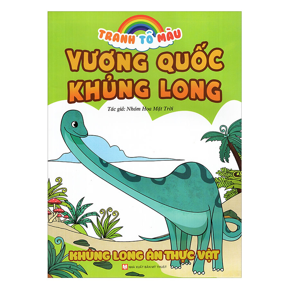 Tranh Tô Màu Vương Quốc Khủng Long - Khủng Long Ăn Thực Vật