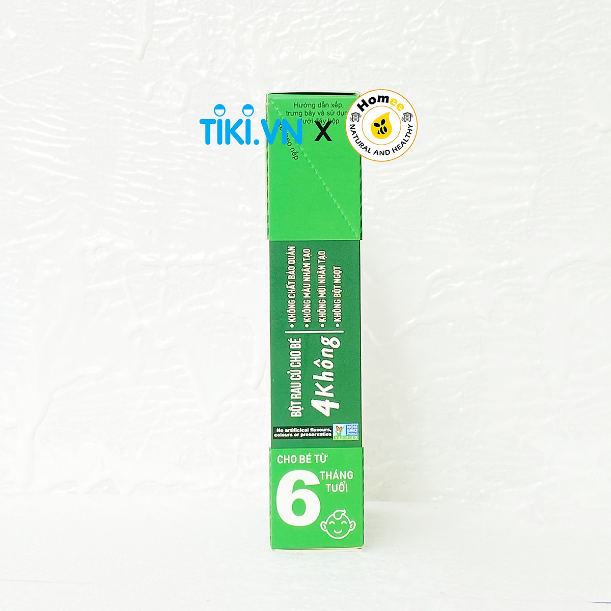 Bột nêm Rau Bồ Ngót & Phô Mai dành cho bé ăn dặm VABY 48g / 90g - Gia vị nêm và rắc dành cho bé từ 6 tháng | Sản phẩm của công ty 9 Nghĩa