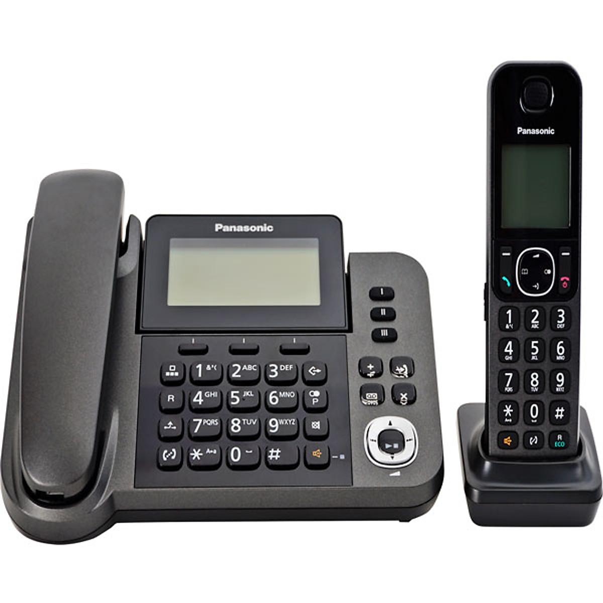 Điện thoại bàn không dây Panasonic KX-TGF320 - Hàng Chính Hãng