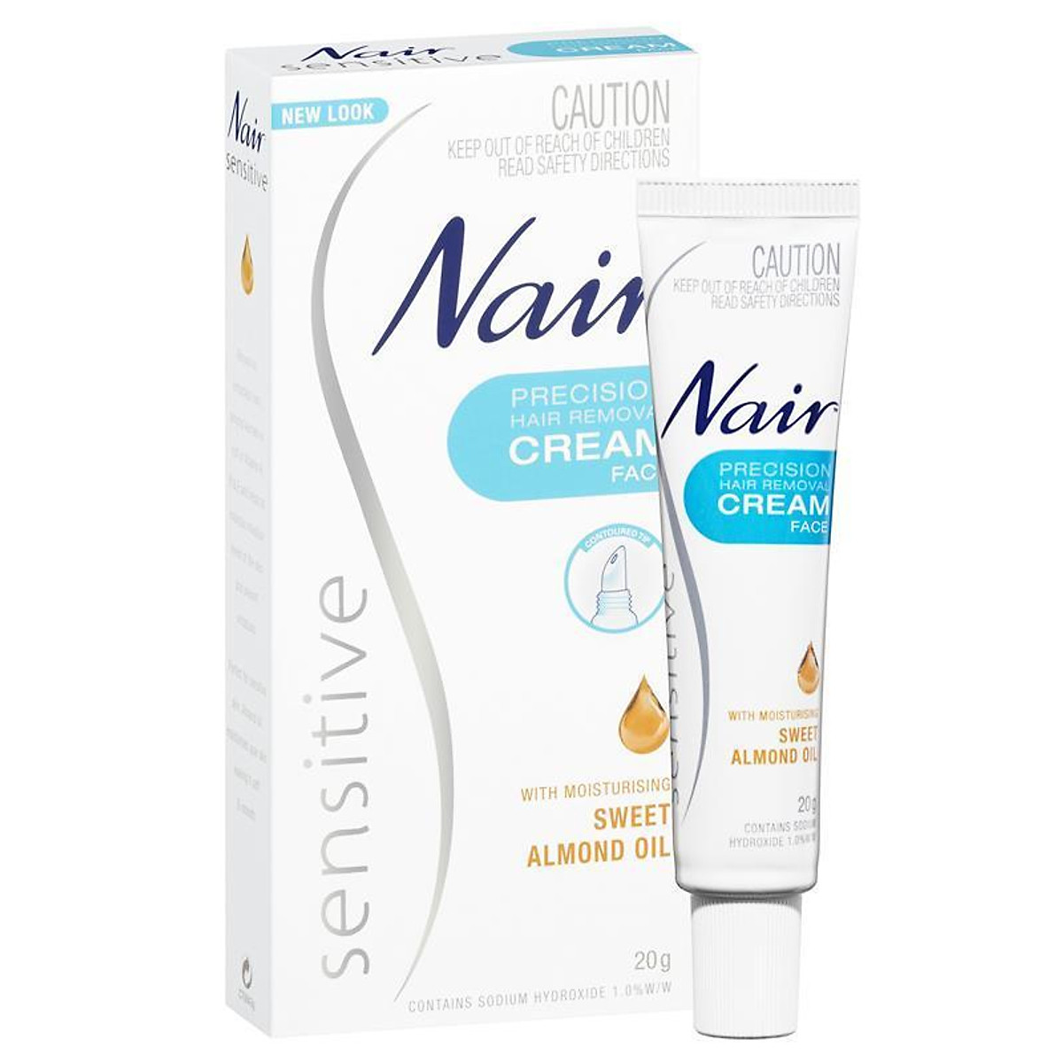 Mua Nair Precision Facial Hair Remover Cream Sensitive 20g