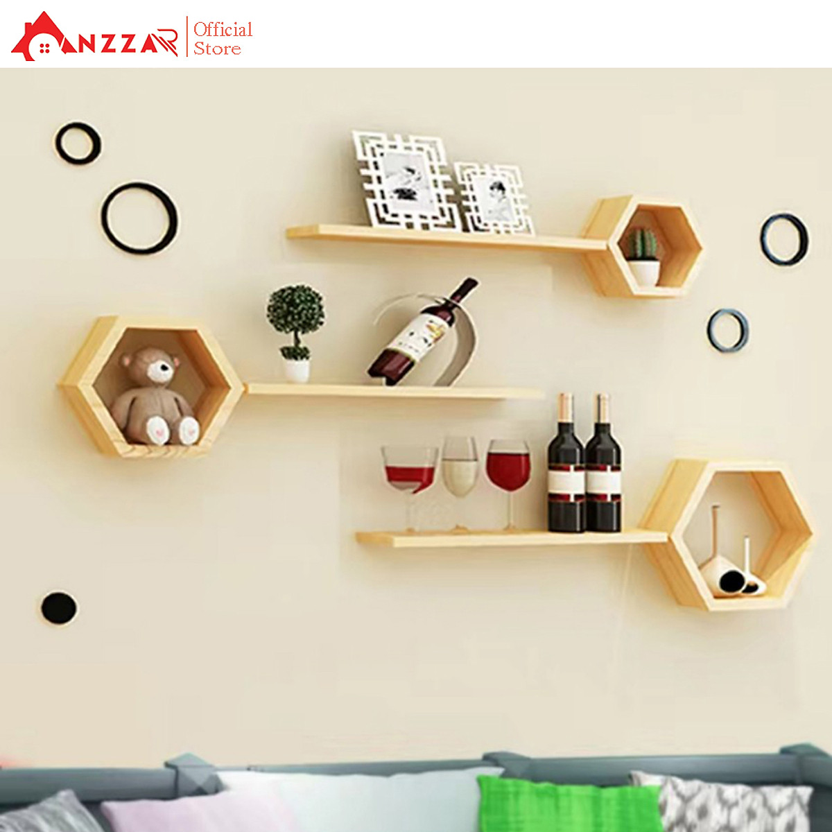 Thiết kế kệ decor phòng khách Thêm phong cách và tiện nghi cho căn ...