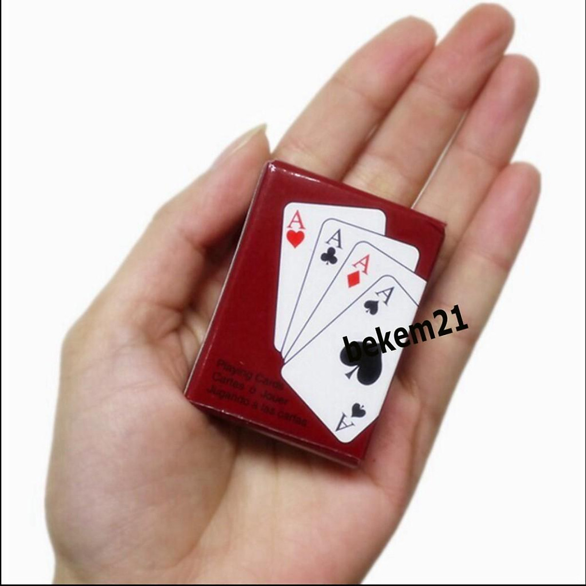 Hộp 2 Bộ Bài Tây Poker Mini - Boardgame