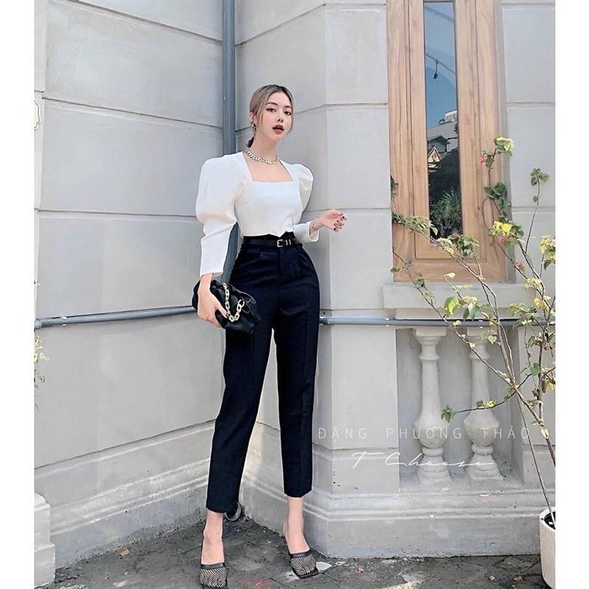 Quần bagi cạp V công sở