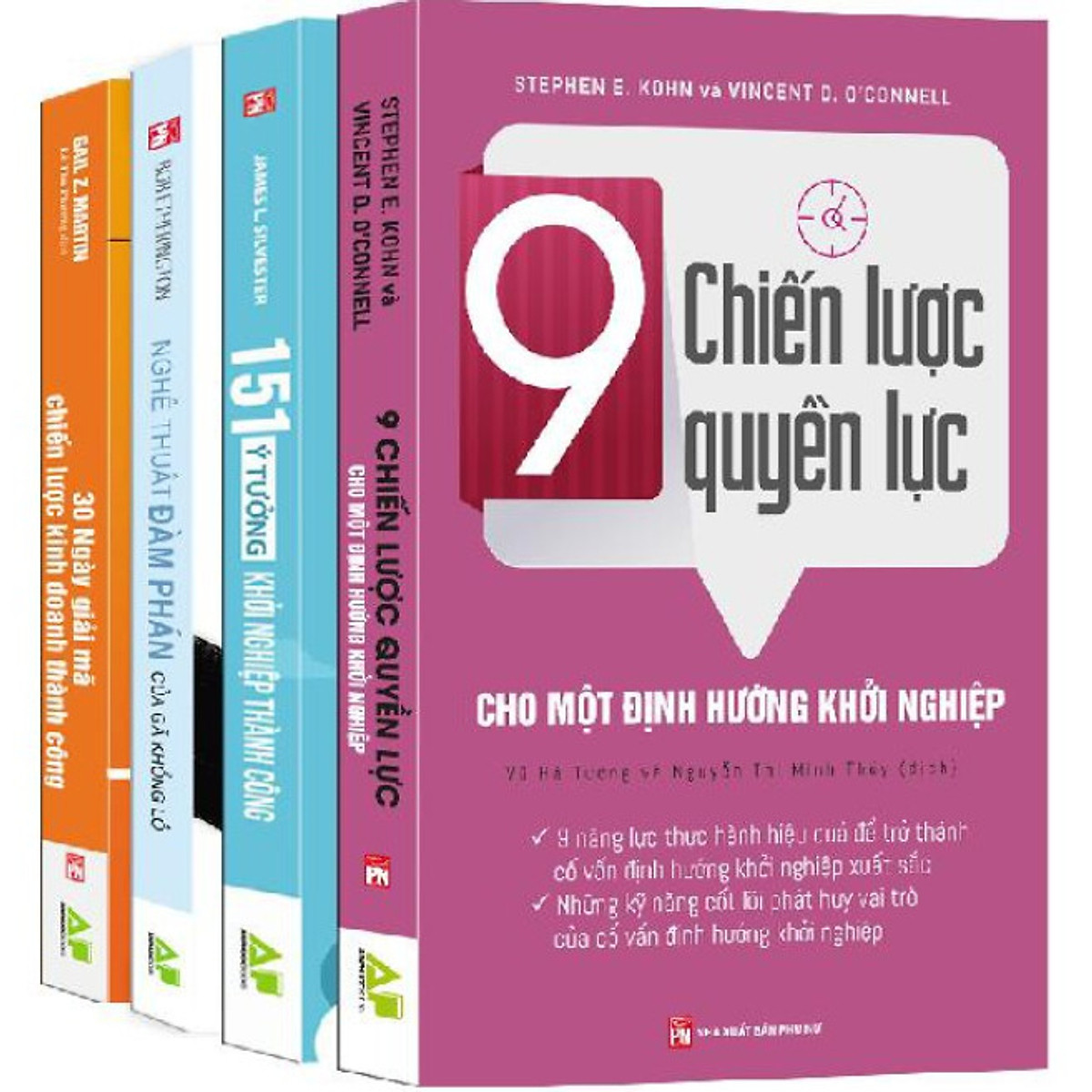 Combo Bản Lĩnh Kẻ Tiên Phong - Khởi Nghiệp Thành Công (4 Cuốn)