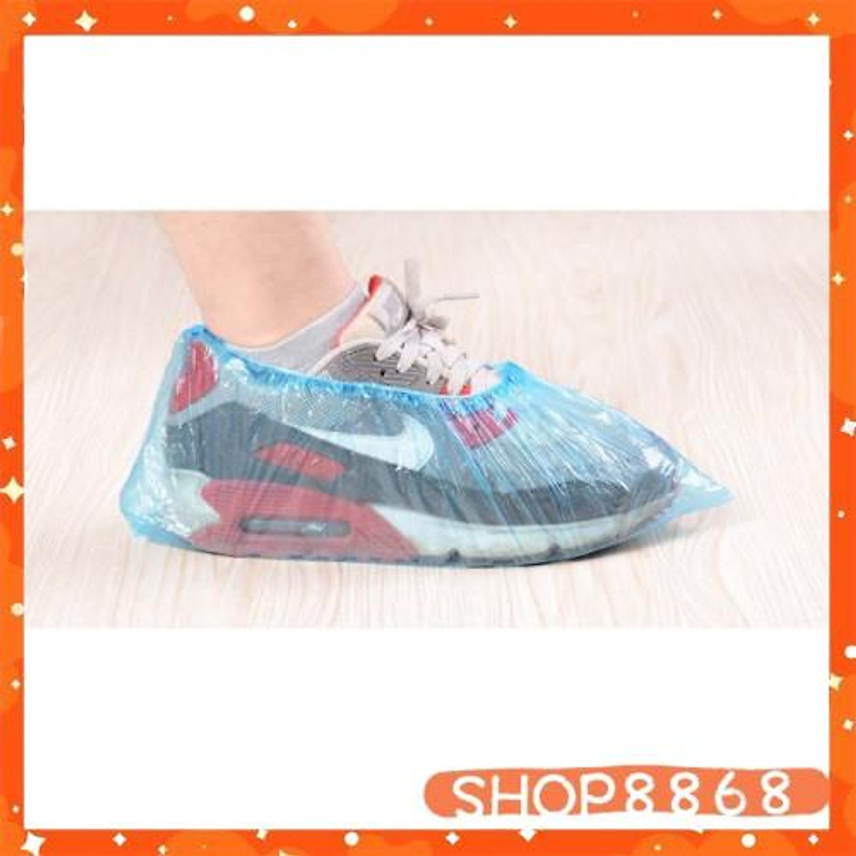 Bọc giày nilon đi mưa chống thấm nước (1 đôi) - shop8868