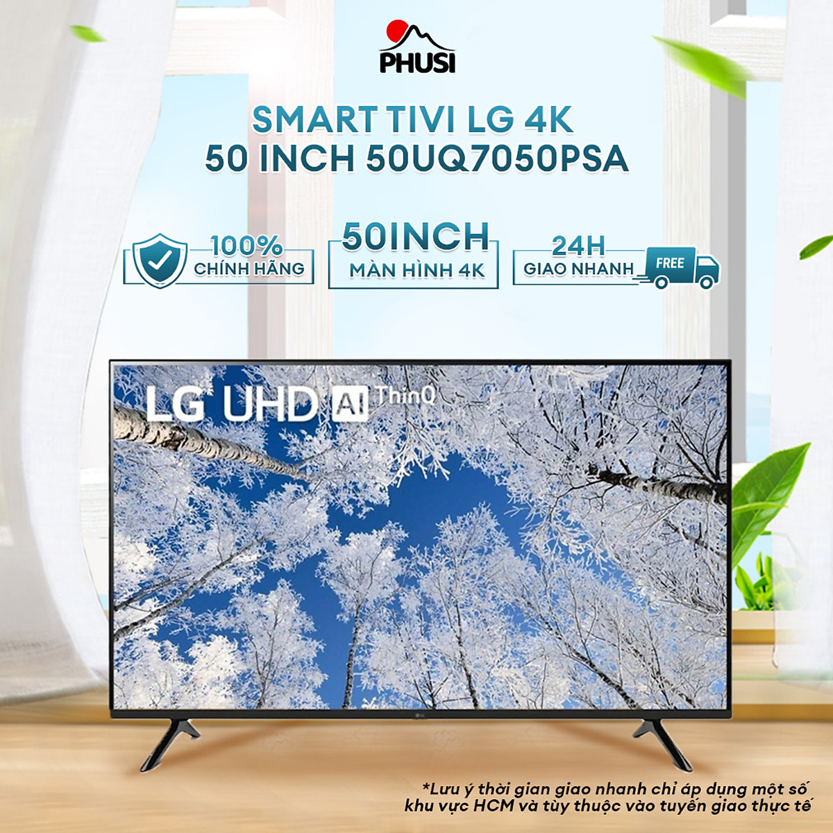Smart Tivi LG 4K 50 Inch 50UQ7050PSA - Model 2023