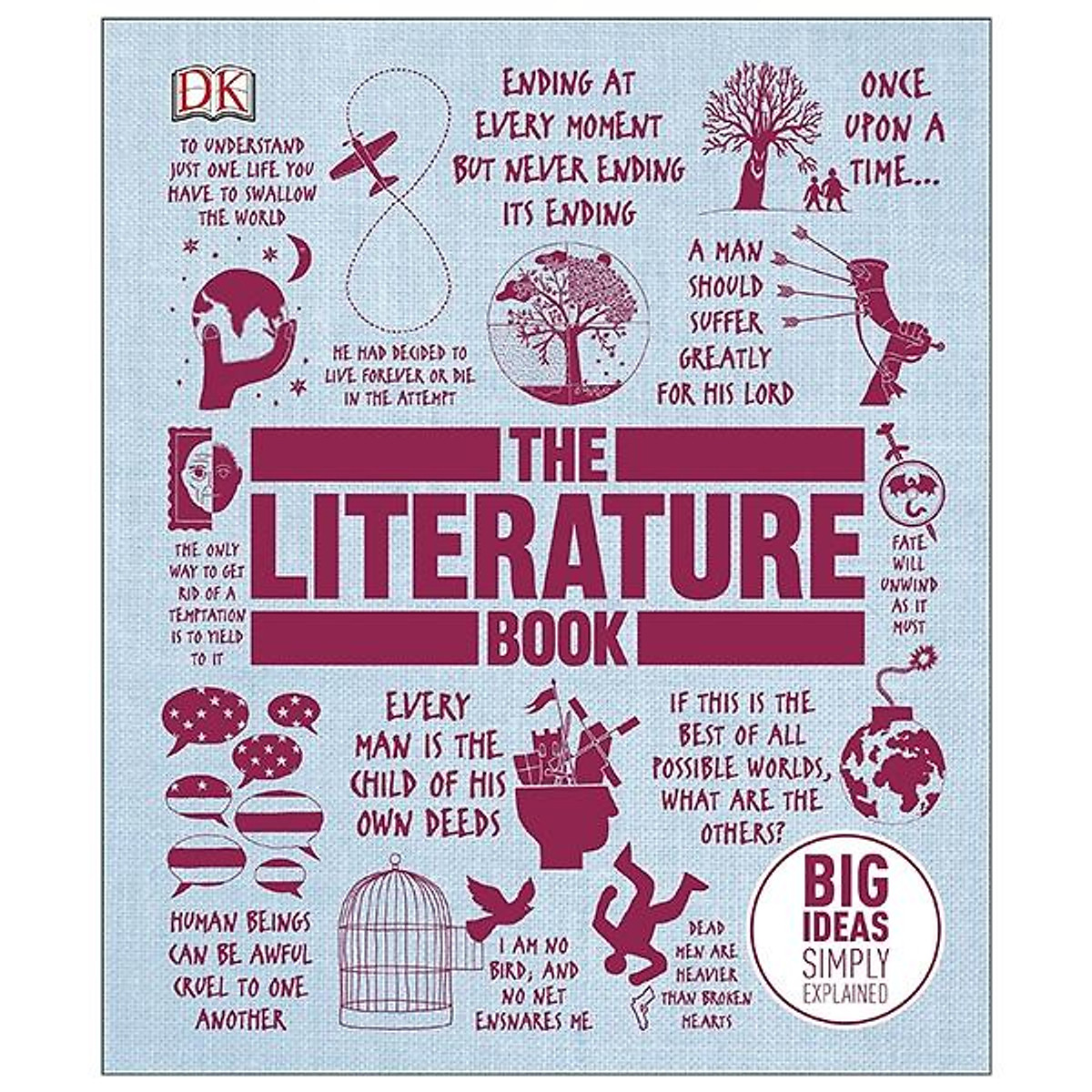 DK The Literature Book (Series Big Ideas Simply Explained)