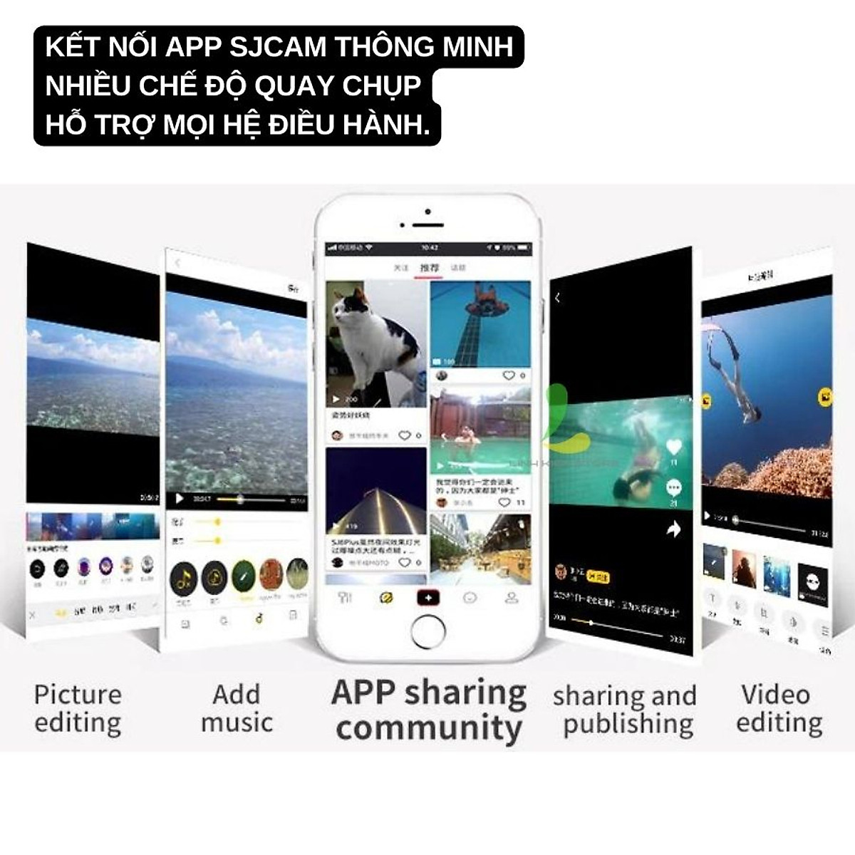 Camera hành trình SJCAM C100 - Máy quay hành động kết nối WIFI 2.4 GHZ thế hệ mới - Hàng chính hãng